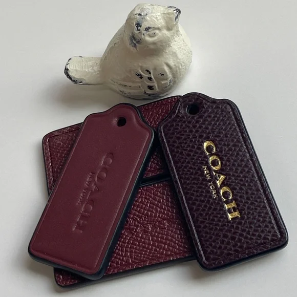 2.25” COACH Fob Bag Charm Keychain Hang Tag - Picture 5 of 5